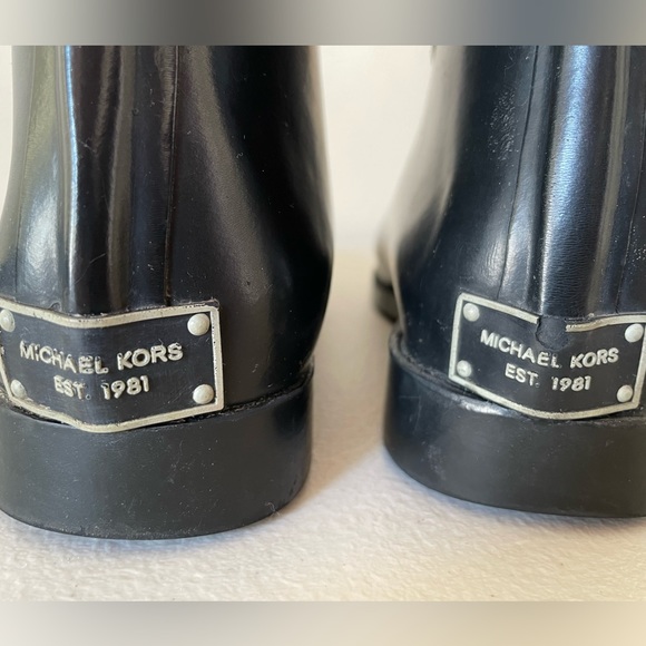 Michael Kors rain boots, size 8. - Picture 3 of 5